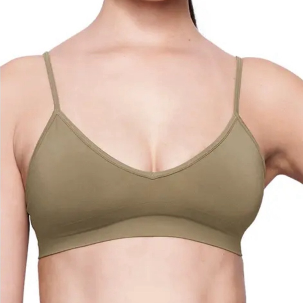 Skims Bralette Army Green 2X.